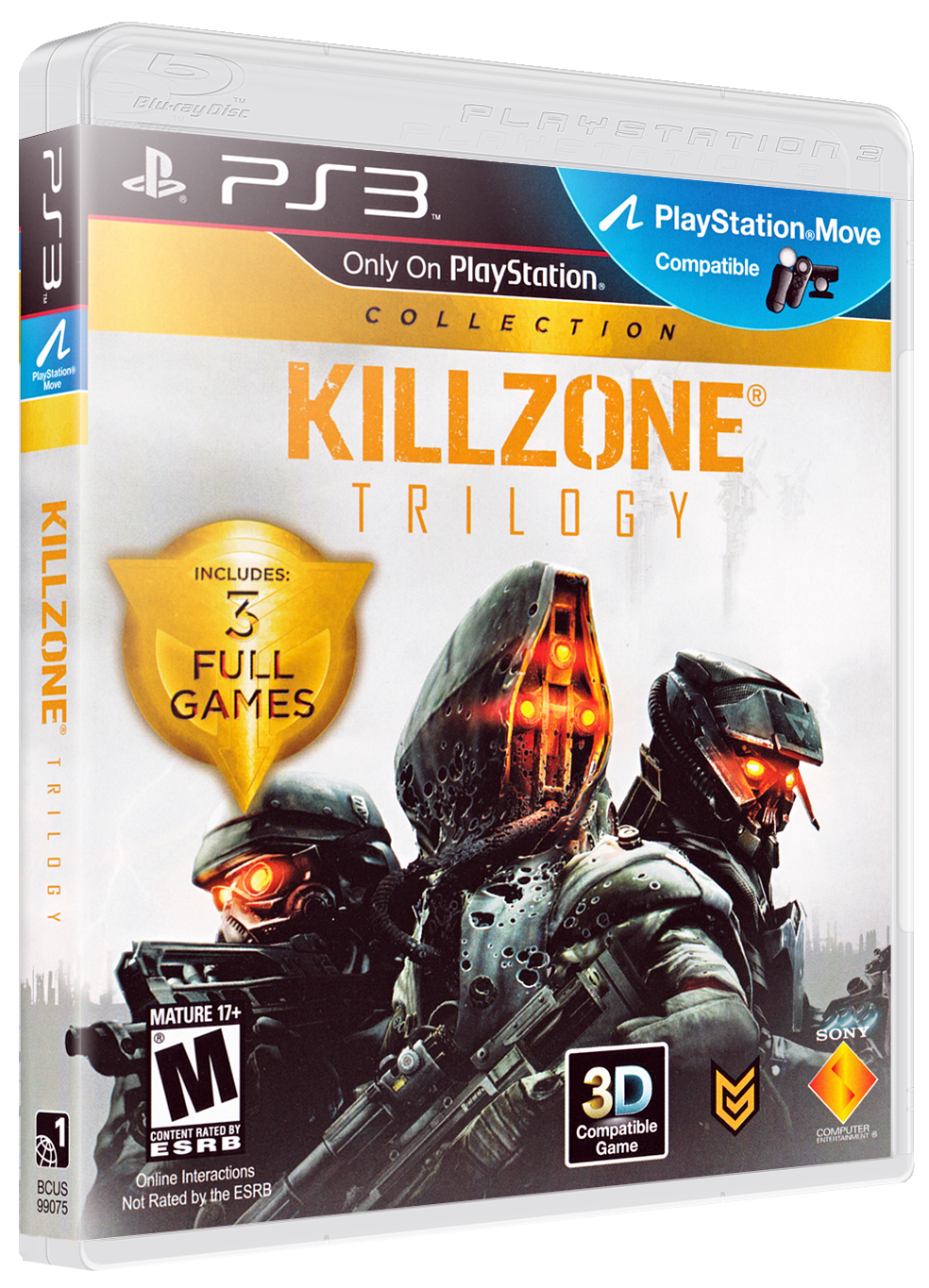 Killzone Trilogy box art for Playstation 3